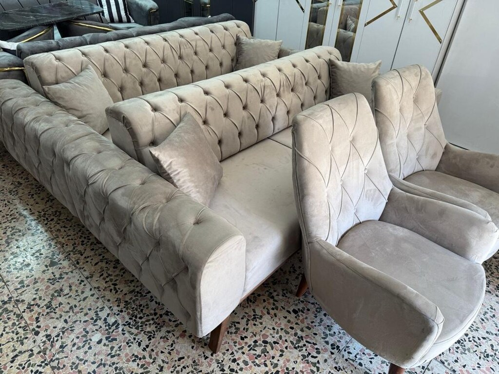 Lüks Chester Koltuk Takımı - 3