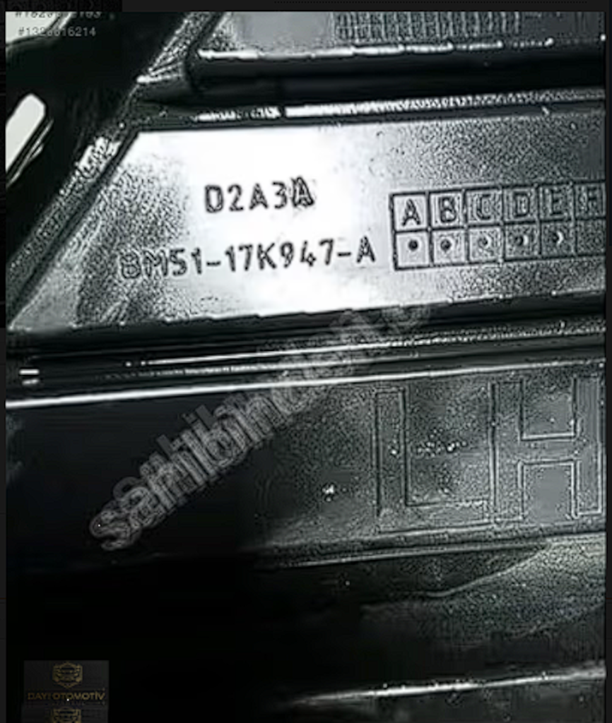 FORD FOCUS 3 SOL TAMPON IZGARASI 2013 2015 ARASI BM5117K947 - 3