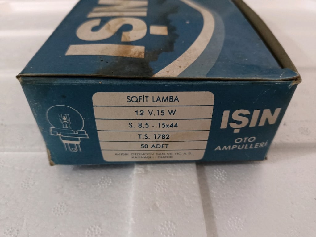 Eski Seri Sıfır Işın Marka 12V 15W Sofit Ampul - 2