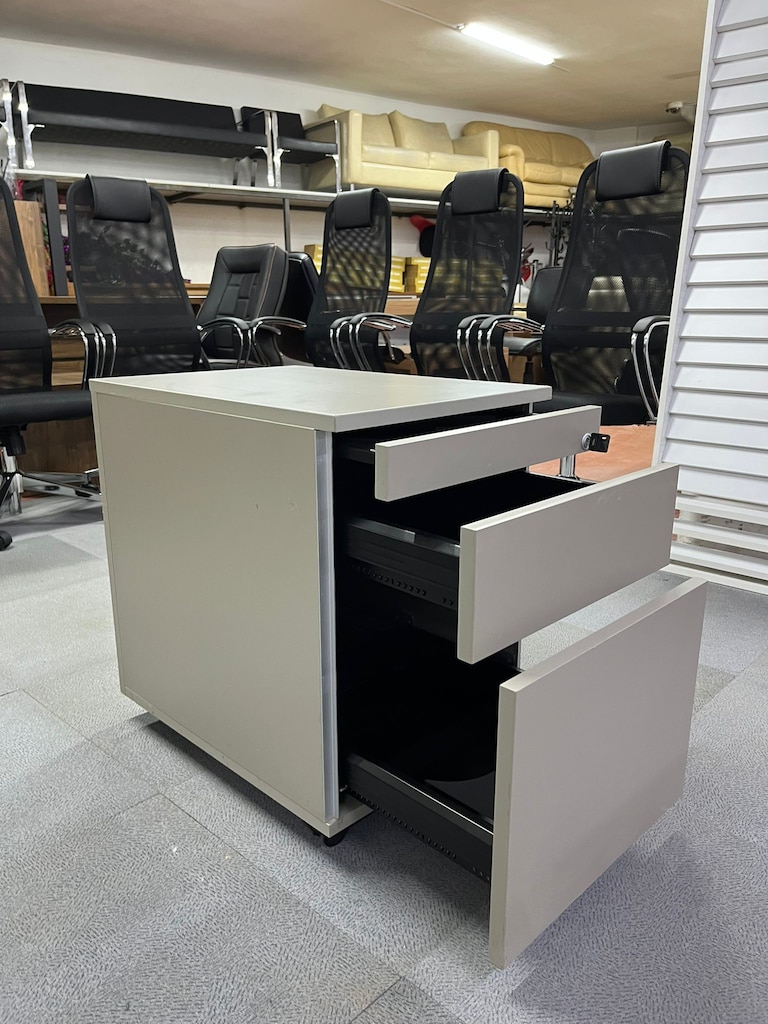 KLAS OFİS PENDİK NURUS METAL GRİ 3 ÇEKMECELİ OFİS KESONU - 4