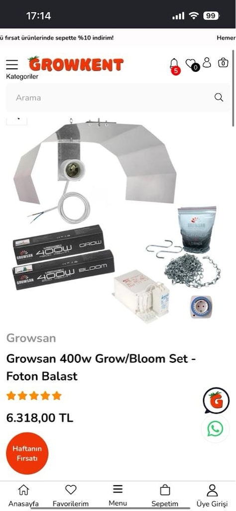 400w Grow/Bloom Set - Foton Balast - 3