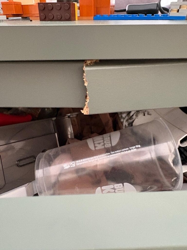 Fırsat! 3 Adet IKEA MALM Şifonyer - Nadir Antrasit Mavi - 4