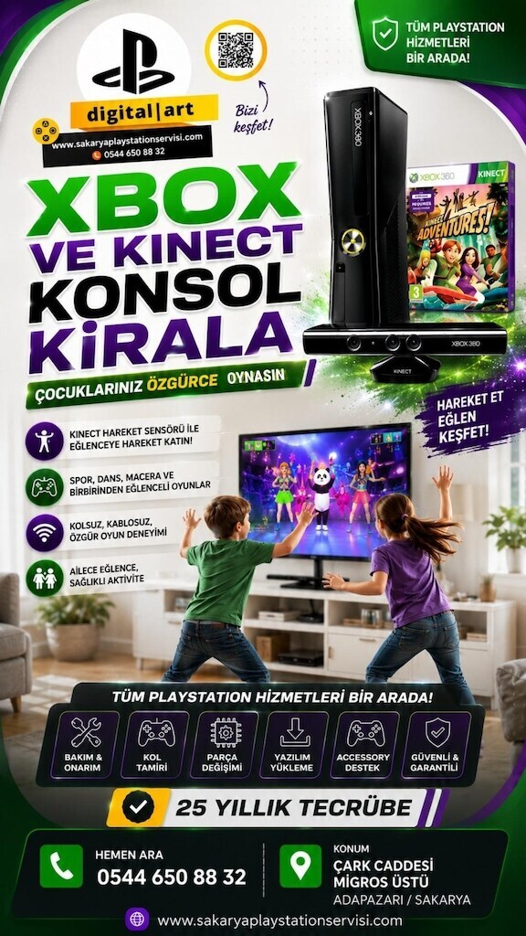 Playstation Kiralama · PS4 - PS5 - PS3 · DIGITAL ART · Konsol Kiralama - 7