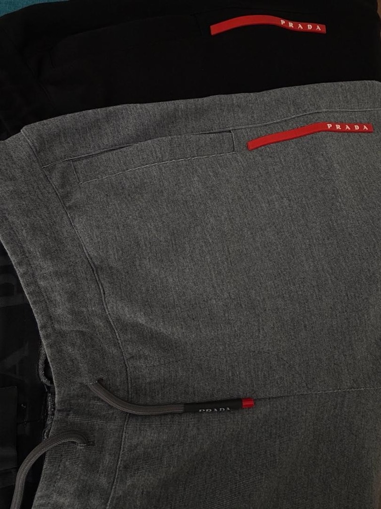 PRADA JOGER EŞORFMAN - XL - SİYAH VE GRİ - 5
