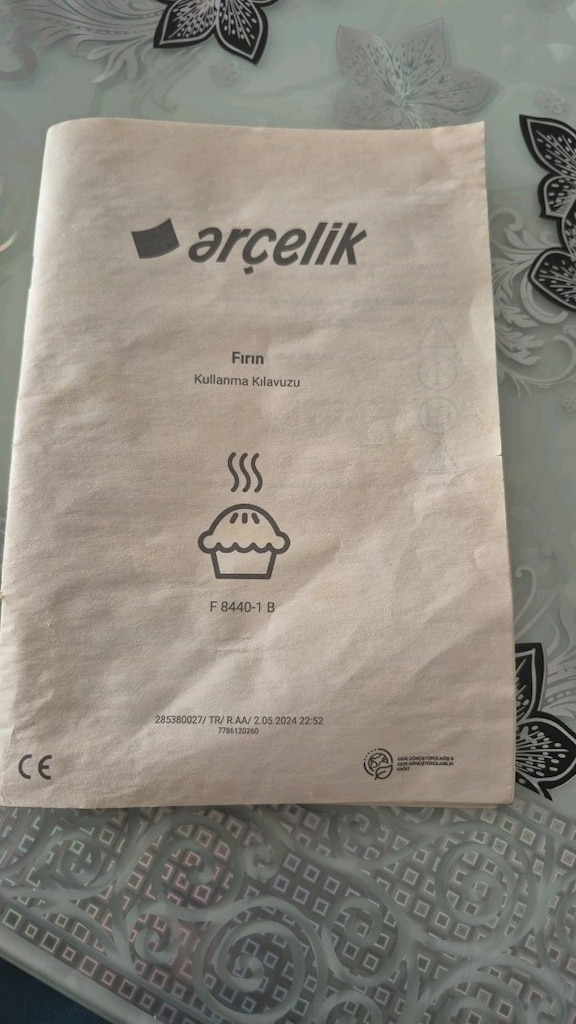 ARÇELİK F8440-1B FIRINLI OCAK 26.06.2025 Tarihli - 2