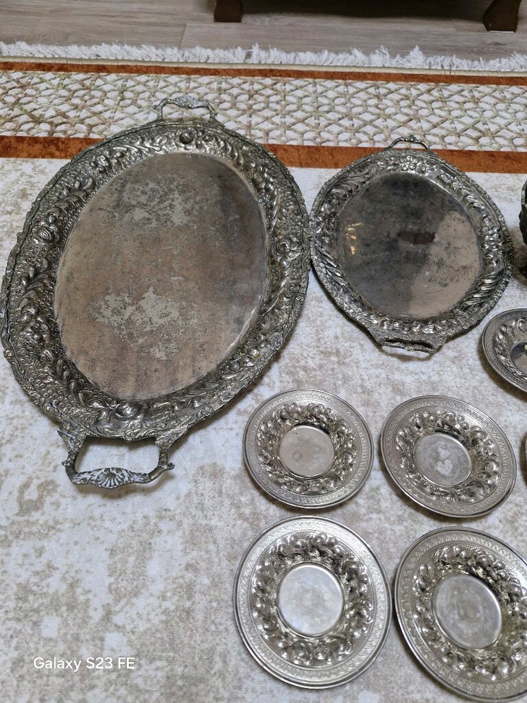 Gümüş çay takımı - 4