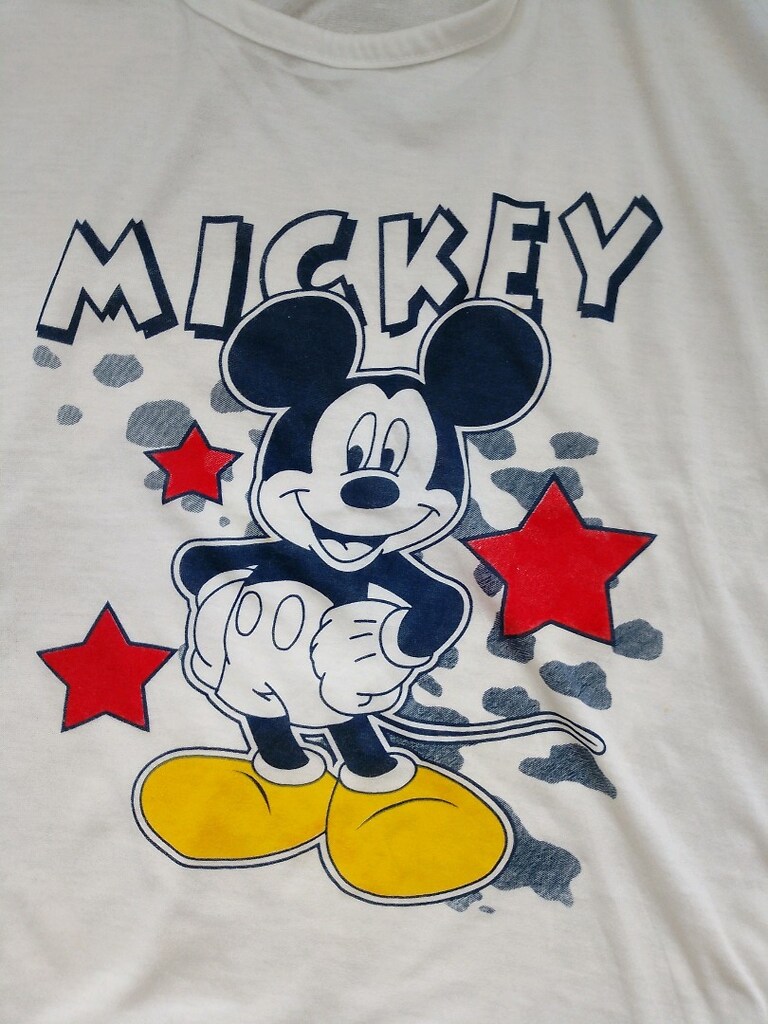 Mickey baskılı t-shirt - 4