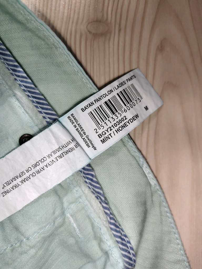 Güzel pamuklu yazlık kot pantolon. - 6