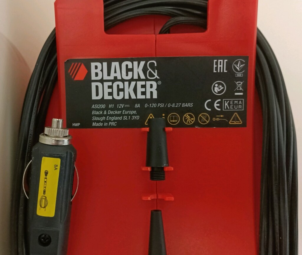 Black Decker Dijital 160PSİ Hava Kompresör Pompa Lastik şişirme fener - 2