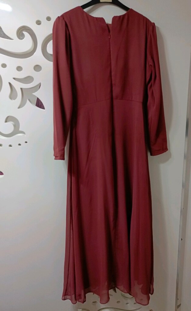 Şifon abiye elbise - 6