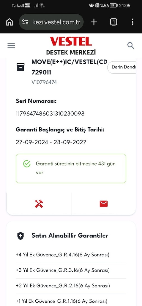 ACİL SATILIK 7 ÇEKMECELİ VESTEL DERİN DONDURUCU - 6