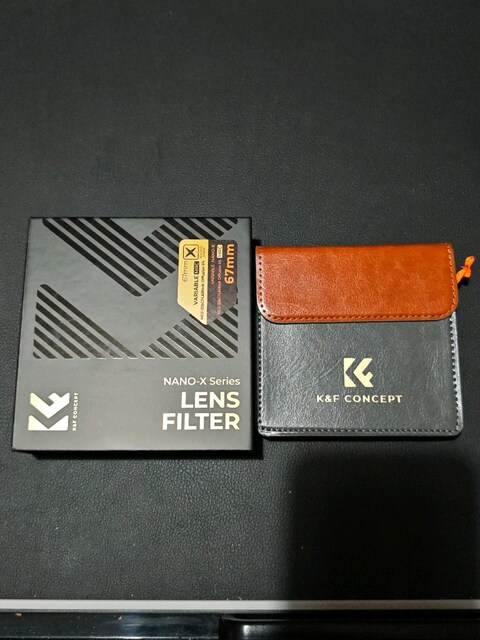k&f konsept 3in 1 filtre 67 mm kapağıyla