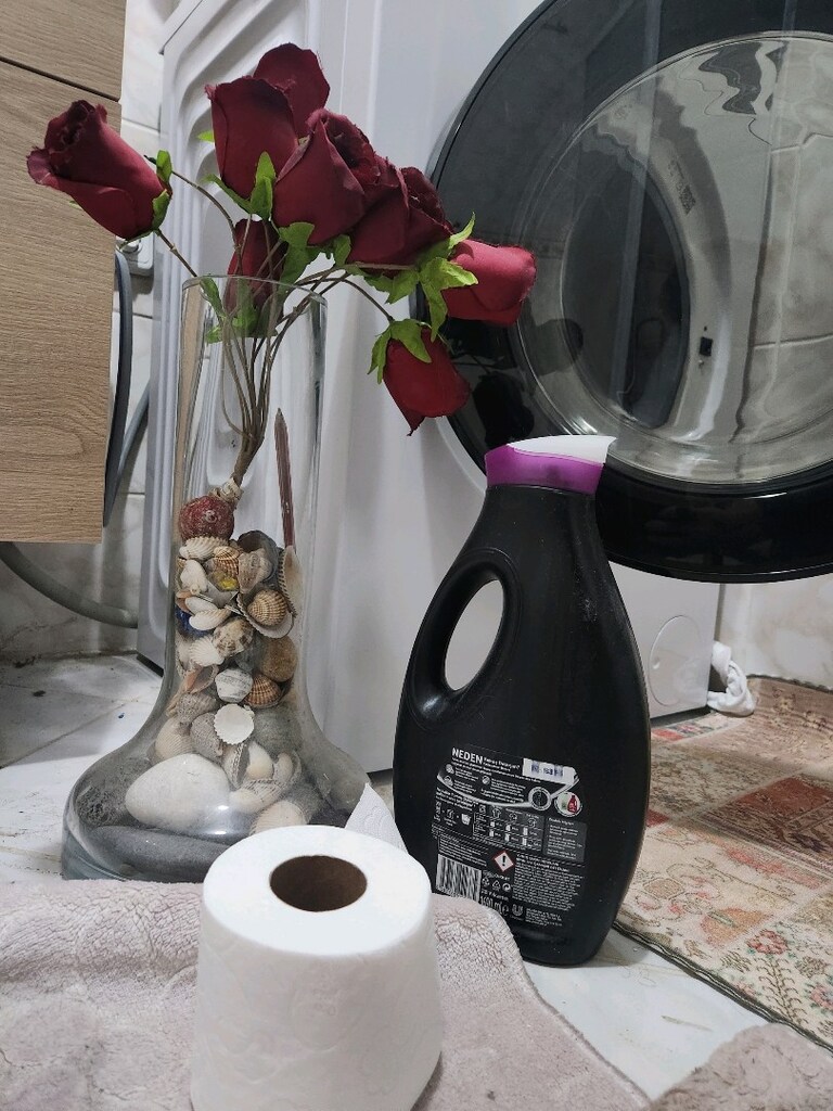 Ağır kalın yüksek cam yer vazosu - 3