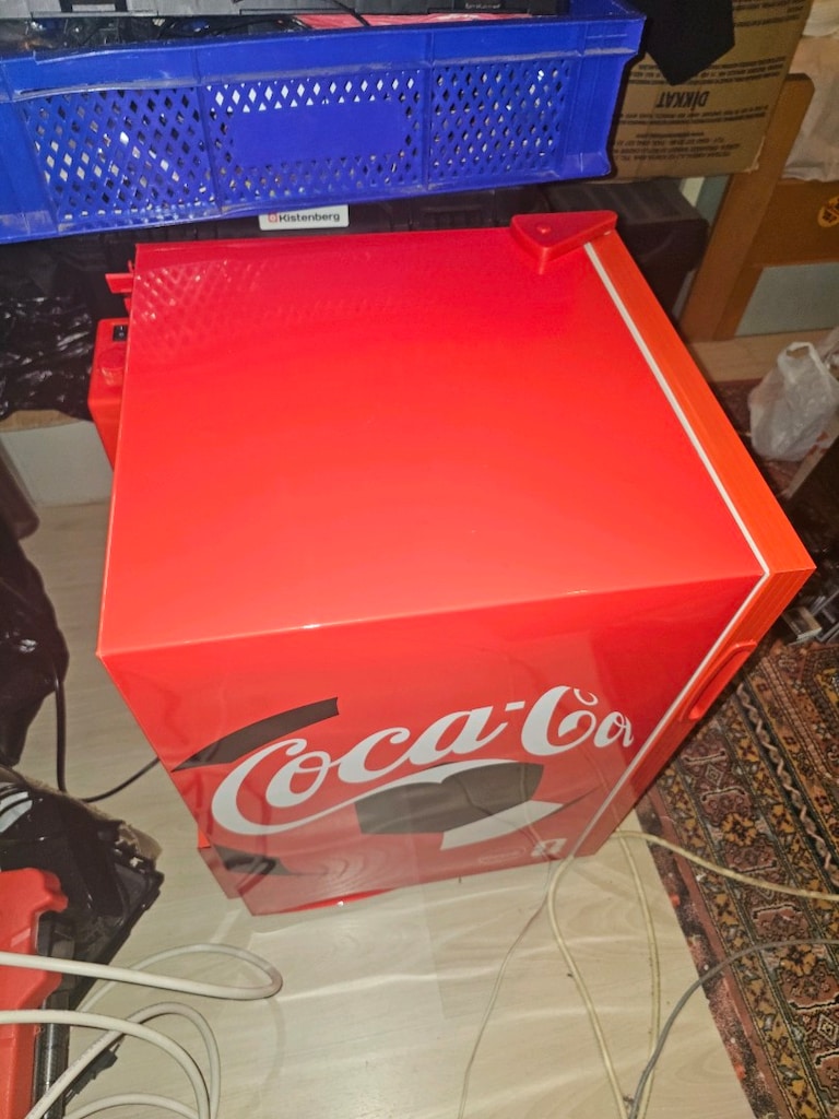 mini buzdolabı sıfır coca cola amblemli - 3