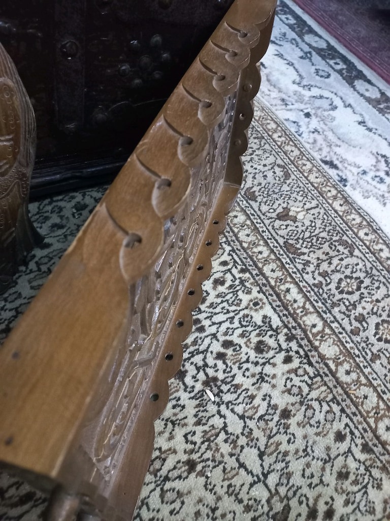 Antika Ahşap Tepsi - 6