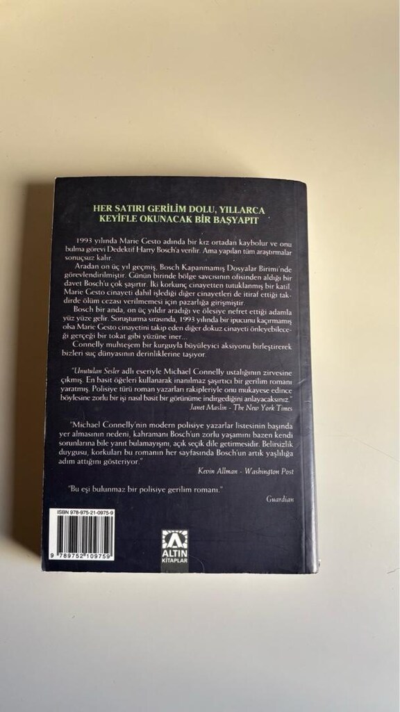 Michael Connely - Unutulan Sesler Polisiye Kitap - 2