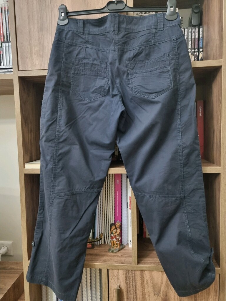 Mudo lacivert renk 36 beden ÷100 pamuk pantolon - 5