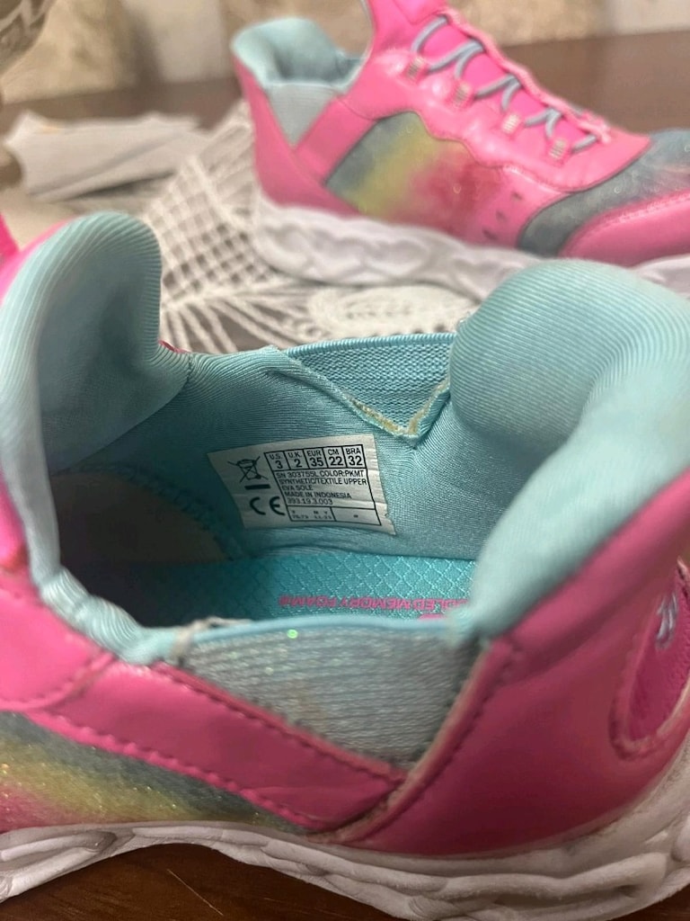 Çocuk Skechers ayakkabı 35 numara Işıklı - 5
