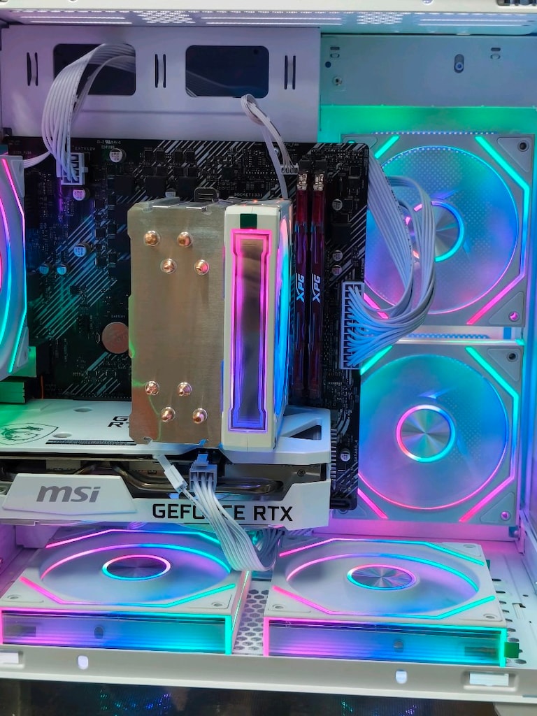 8GB RTX 3050 RYZEN 5500 16GB RAM 512GB M2SSD 600W AKVARYUM KASA - 4