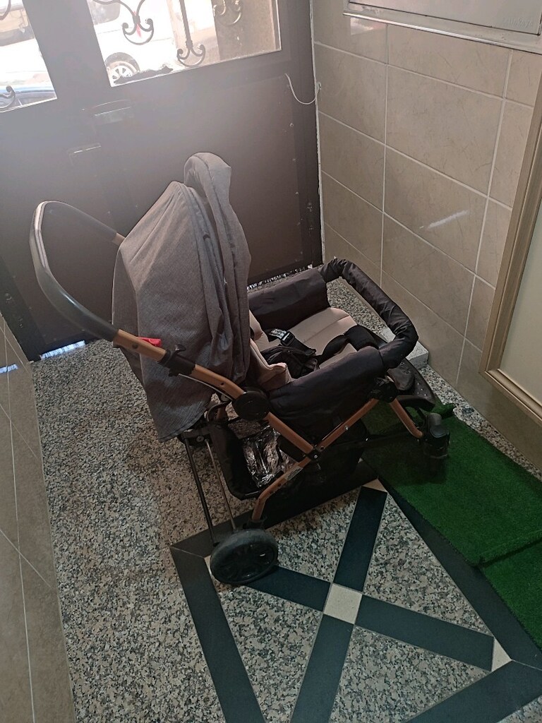 4 baby olympus siyah çift yönlü Bebek arabası - 6