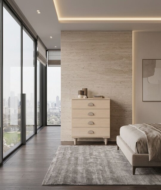 Sıfır , %100 MDF , Çamaşırlık / Şifonyer / 4 çekmeceli şifonyer