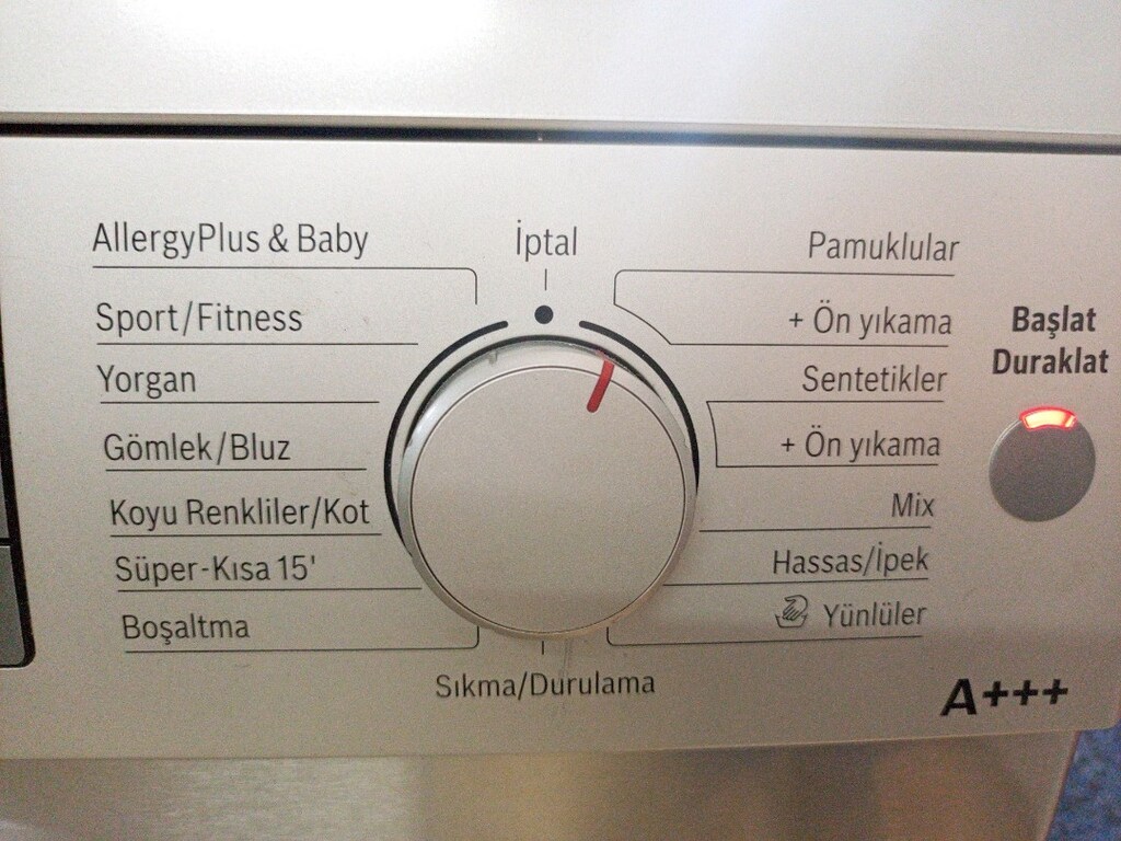 8 kg 1000 devir inox çamaşır makinası - 7