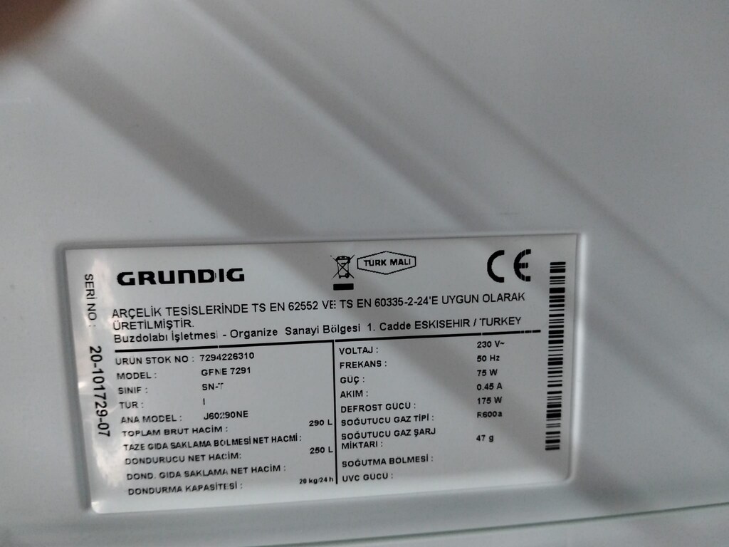 Derin Dondurucu Grundig GFNE 7291 No-Frost / 7 Çekmeceli Dijital- - 8