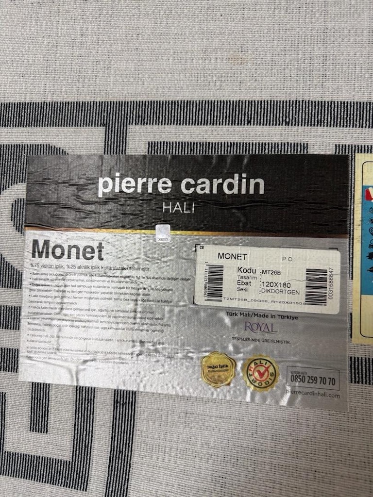 Pierre Cardin Monet Halı 2 Parça