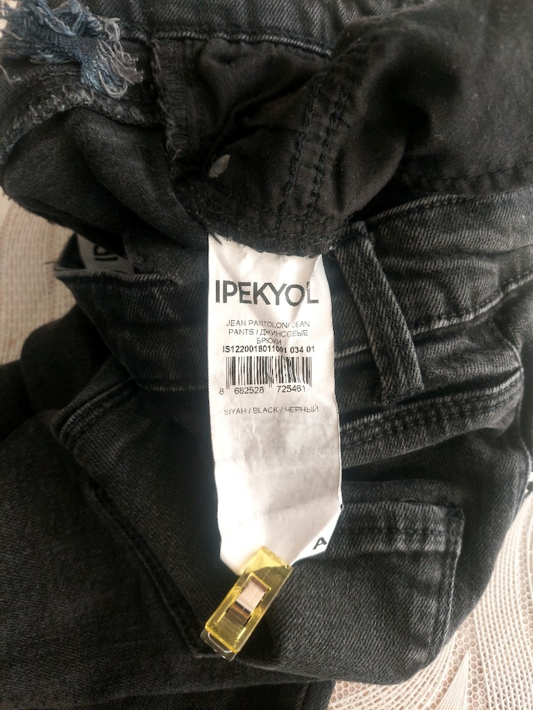 İPEKYOL Flare paça siyah Jean pantolon - 15