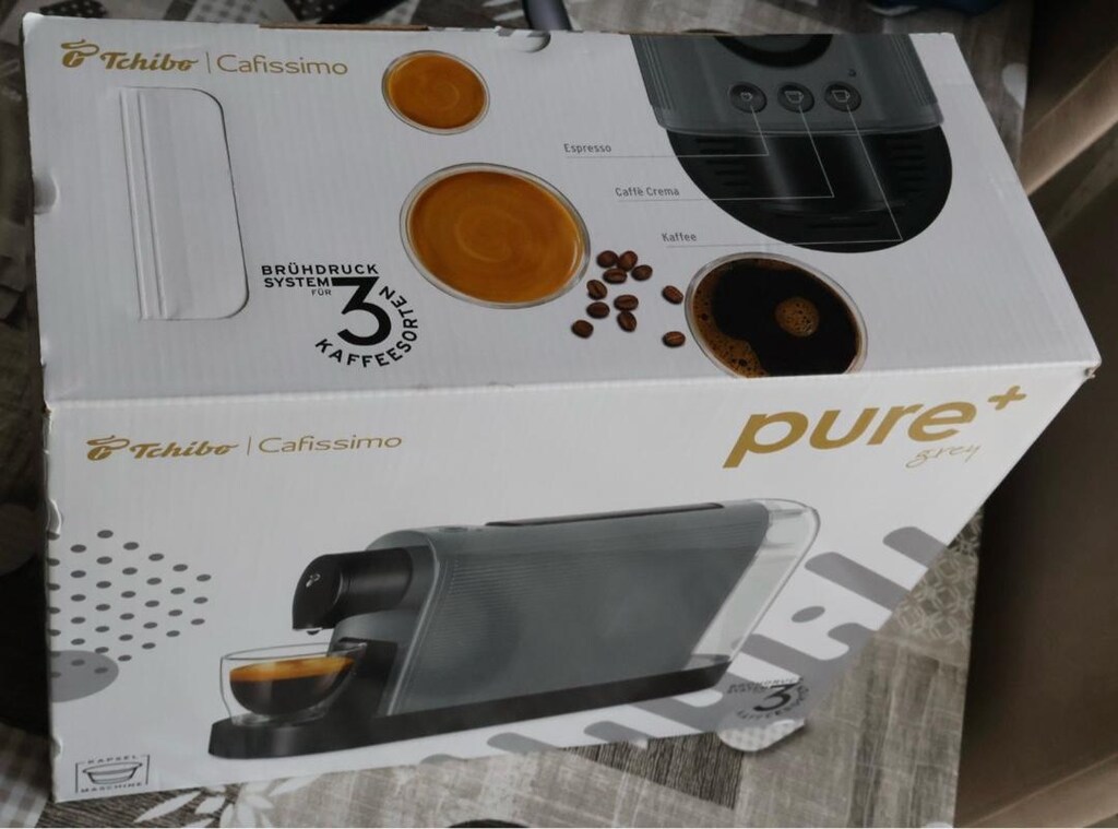 Tchibo Pure Plus Kapsüllü Kahve Makinesi – Gri / Sıfır Kapalı Kutu - 4