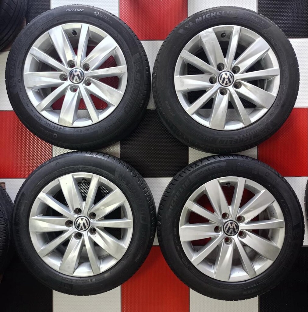 Passat Jetta Orjinal çelik jant 16inç MİCHELİN 205/55/16 yaz lastiği - 13