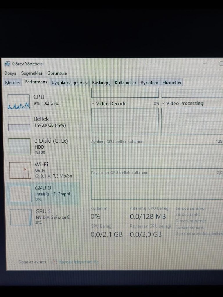 FİYAT SON ! HP i5 Laptop - 9