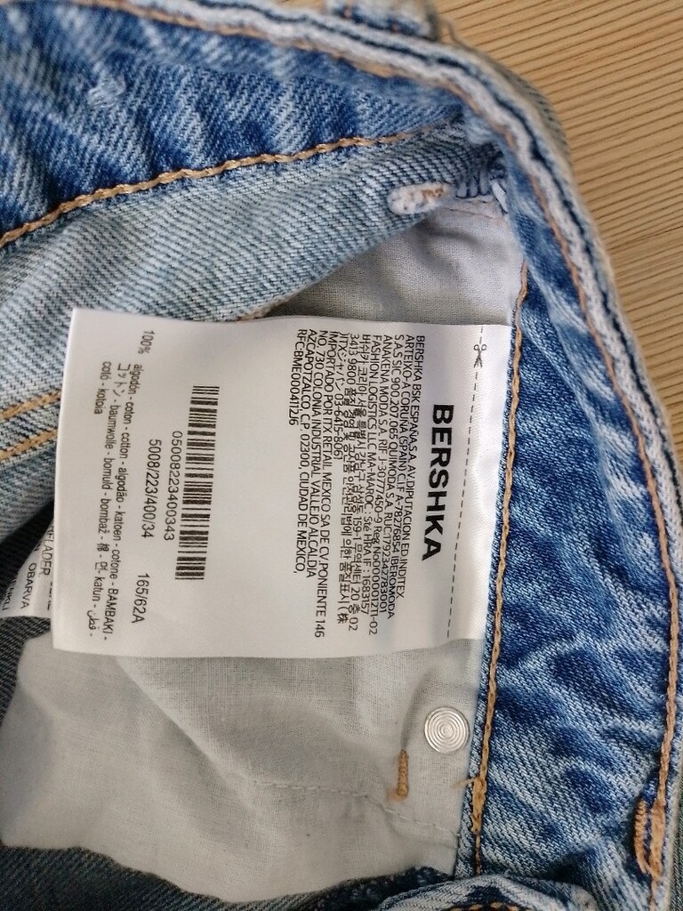 Bershka Mavi kot pantolon - 4