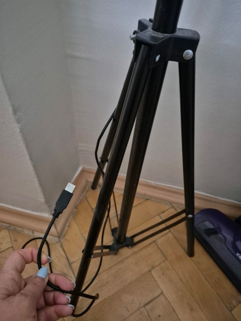 led ışıklı selfie tripod - 3