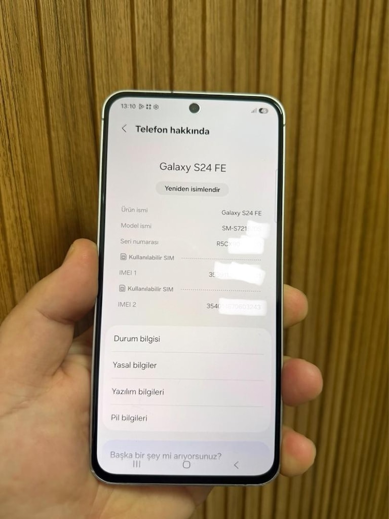 SAMSUNG S24 FE 8/256 GB TÜRKİYE KUTULU DEĞİŞENSİZ TR SORUNSUZ - 10