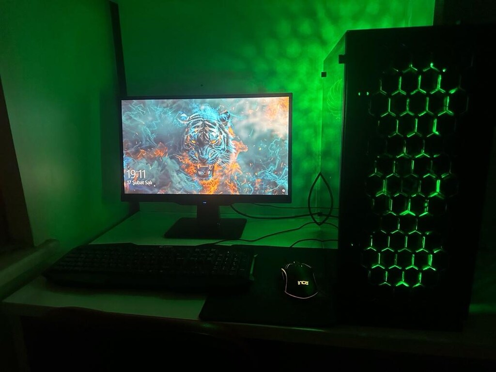 Full Set Oyun PC + Monitör | Ryzen 5 – GTX 1050 Ti | Temiz - 6