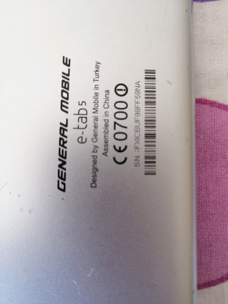 General mobile E tab 5 Açiklama var okuyun - 4
