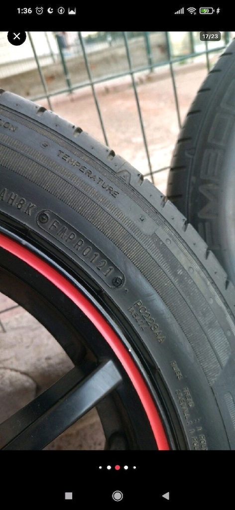 İCON ÇELİK JANT LASTİK 5X114.3 DUNLOP 2021 yazlık lastik temiz - 7