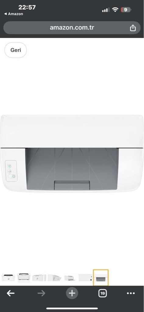 HP Laserjet M110w lazer, SIFIR - 5
