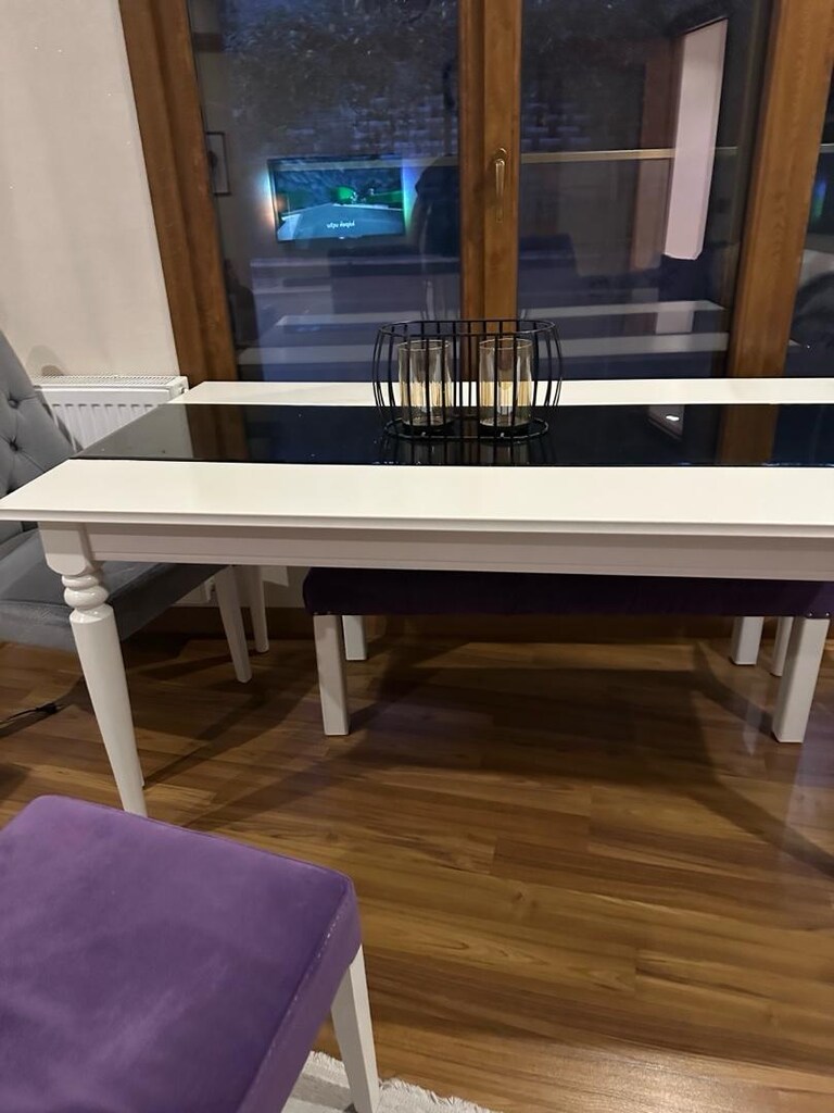 ikea beyaz ingatorp masa - 3