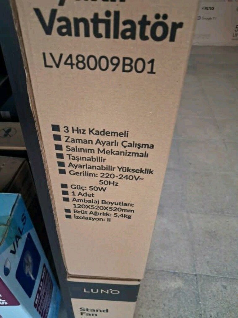 Luno Ayaklı Vantilatör - 3