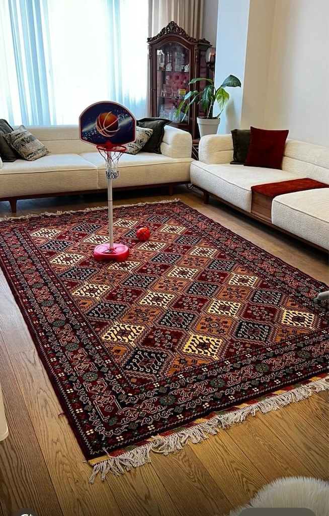 orginal afgan halısı yüzde yüz yün 6m2