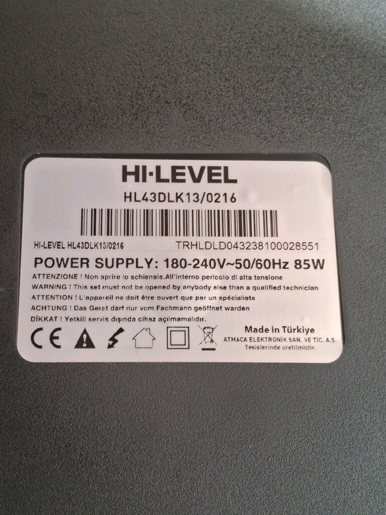 HI-LEVEL, SUNNY AXEN 43 INC ANDROİD LED TV - 2