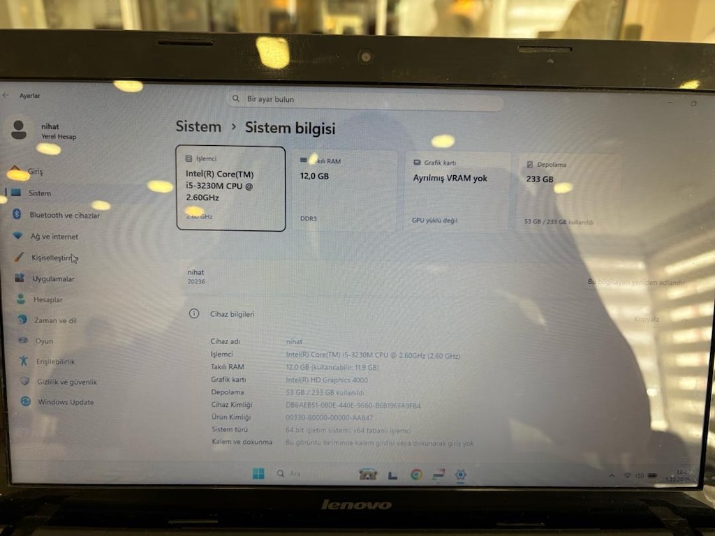 Lenovo 240 Ssd sağlık süper detaylar resimlerde - 3