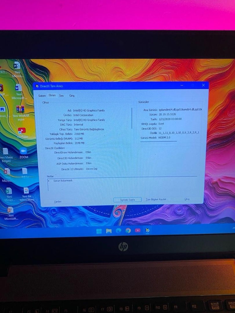HP- İ5-8GB RAM-256 GB SSD LAPTOP - 3