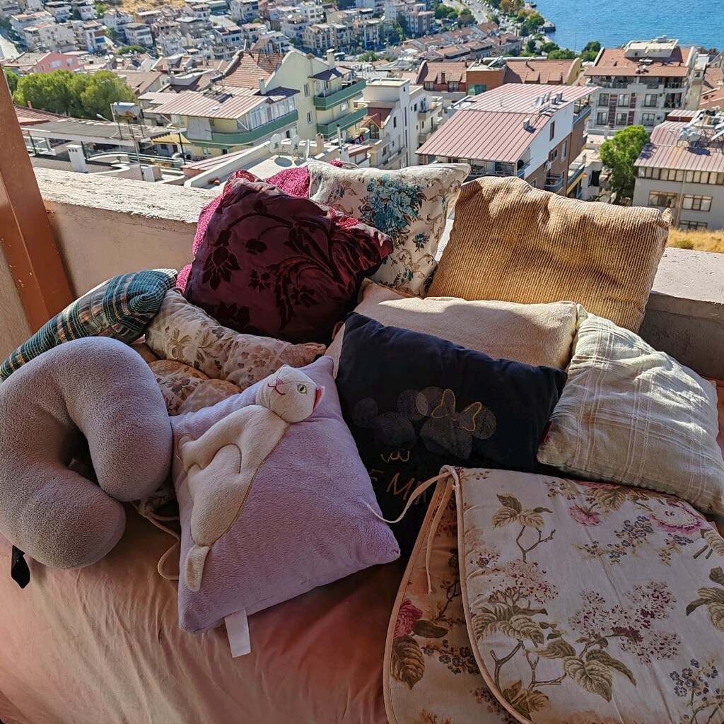 Her cesit battaniye yastık yorgan tül perde - 18