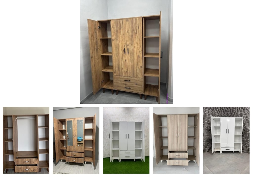 4 kapaklı elbise dolabı howhpwvmim - 6