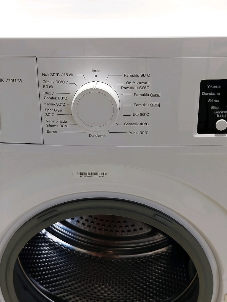 VESTEL 7 KG ÇAMAŞIR MAKİNESİ İZMİR İÇİ 3 AY GARANTİMİZ VARDIR - 6