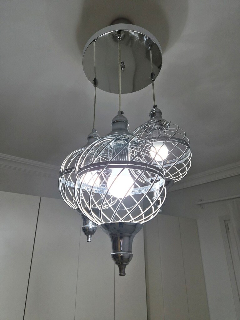 3 lü metal avize - 4