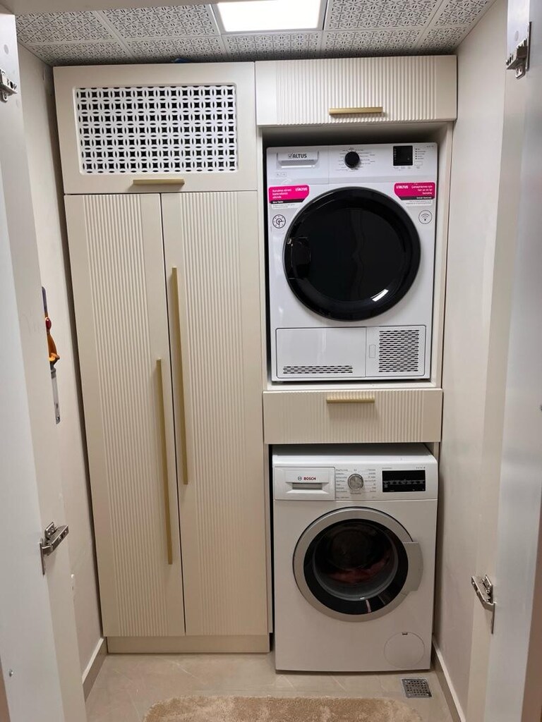 Kahve köşesi dresuar vestiyer makine dolabı örnekleri - 5
